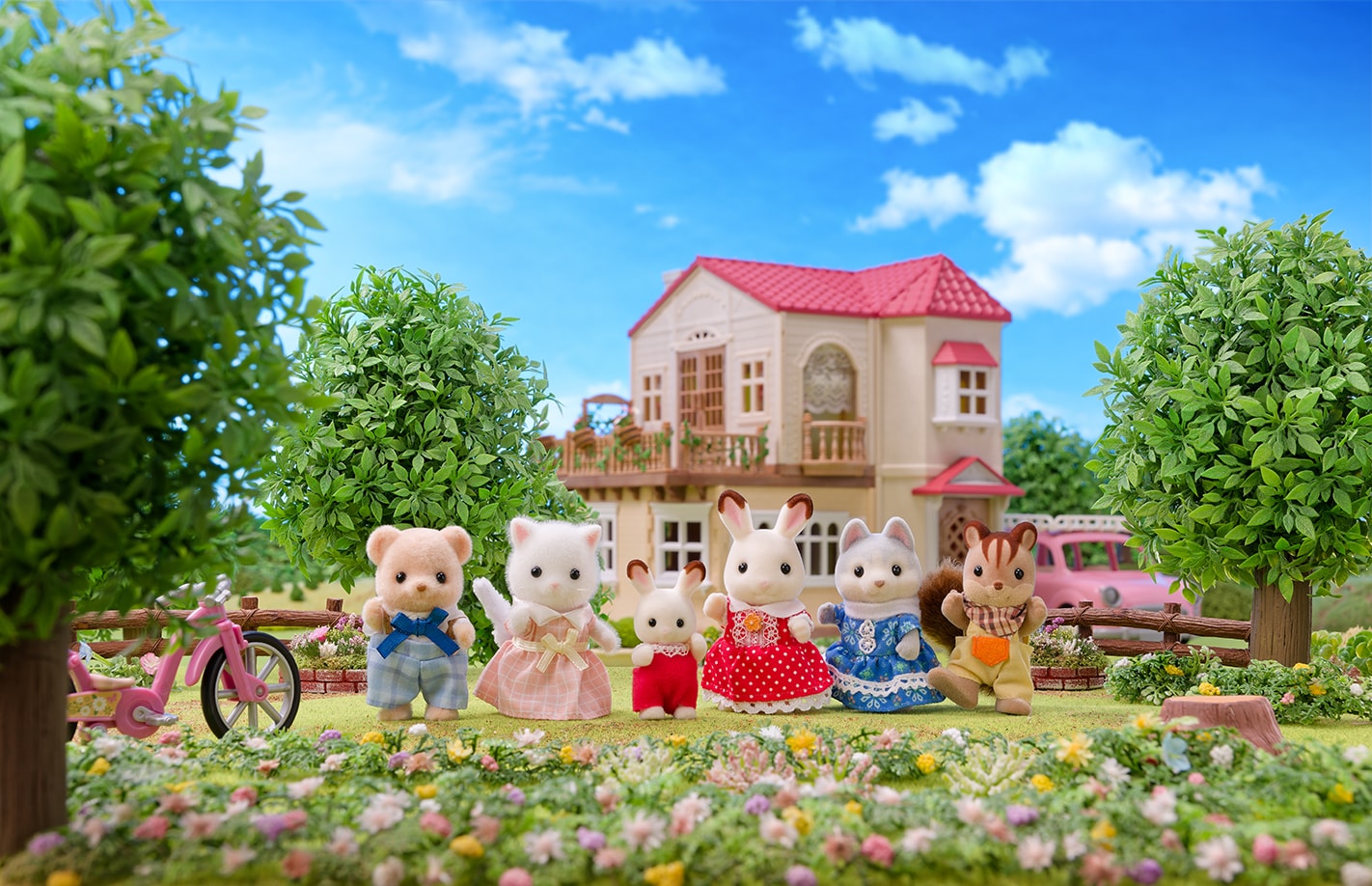 ポスター　シルバニアファミリー森のお家premium 福岡PARCO