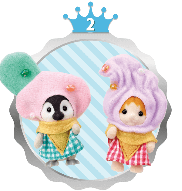 Le duo costumé - Crèmes glacées