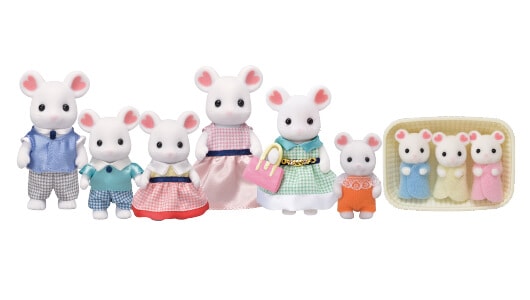 Marshmallow Mouse Family