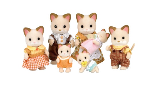 Cream Cat Family