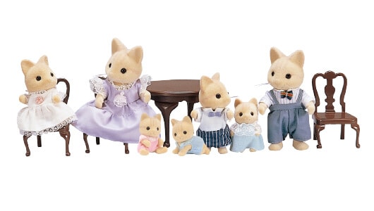 Ivory Cat Family