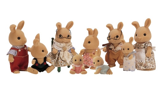 Ivory Rabbit Family