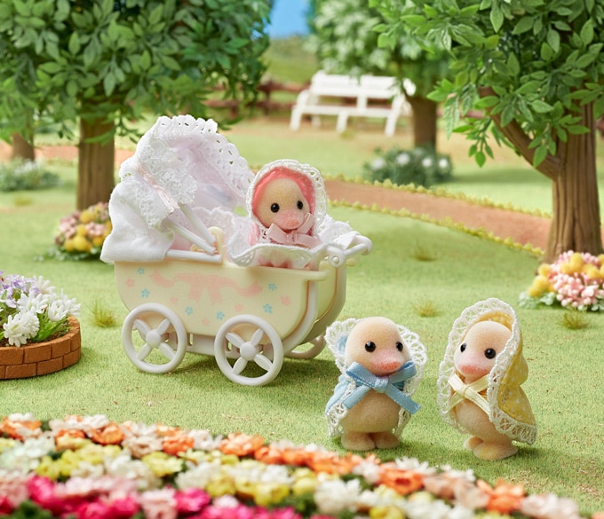 “Darling Ducklings Baby Carriage” goes on sale