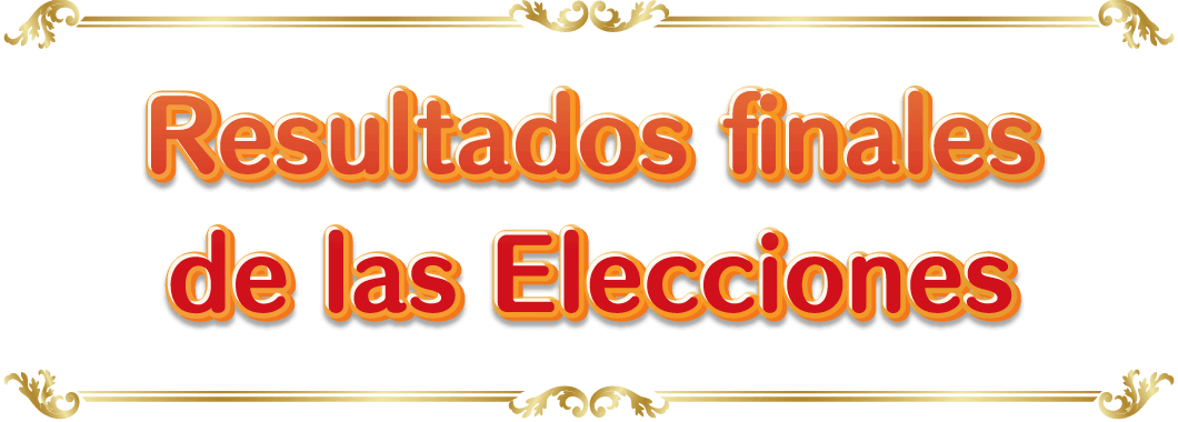 Resultados finales de las Elecciones