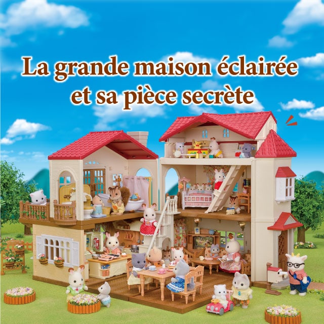 Sylvanian Families La grande maison éclairée et sa pièce secrète