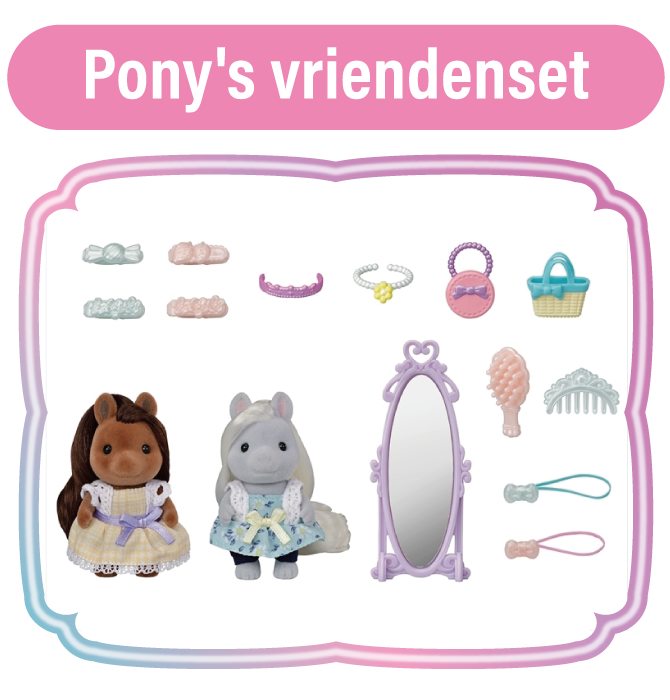 Pony's vriendenset