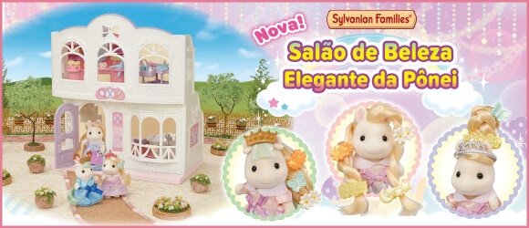 Sylvanian Families Salão de Beleza Elegante da Pônei