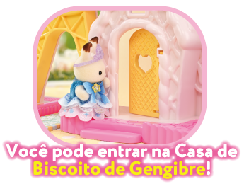 Você pode alinhar vários bebês dentro do parque de diversões!