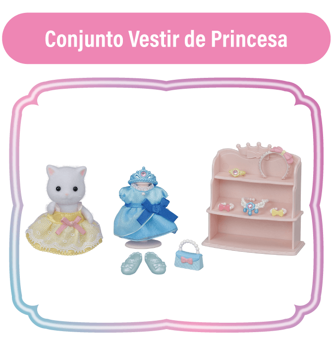 Conjunto de Fantasia de Princesa