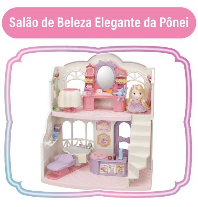 Salão de Beleza Elegante da Pônei