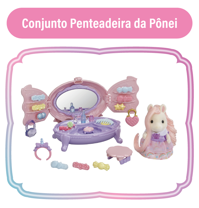 Conjunto Penteadeira da Pônei