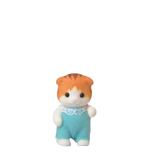 Sylvanian Families – Ahornkatzen Baby Jonathan – Mit Bett & Fläschchen, Ca. 4–5 Cm, Fördert Kreativität, Für Kinder Ab 3 Jahren