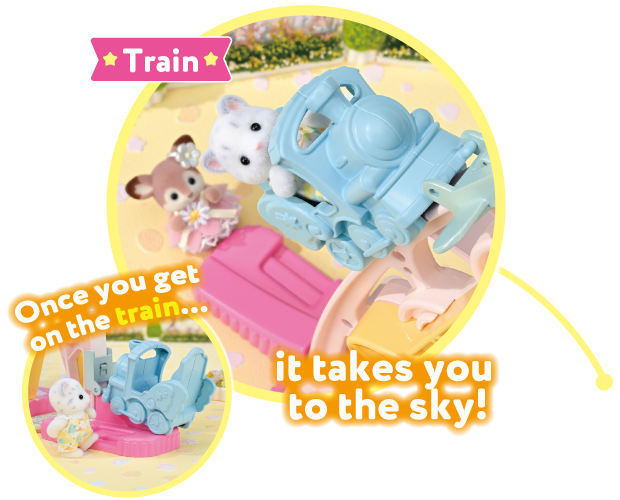 Train：Once you get on the train… it takes you to the sky!