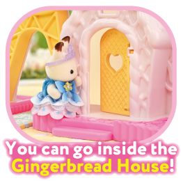 You can go inside the Gingerbread House!