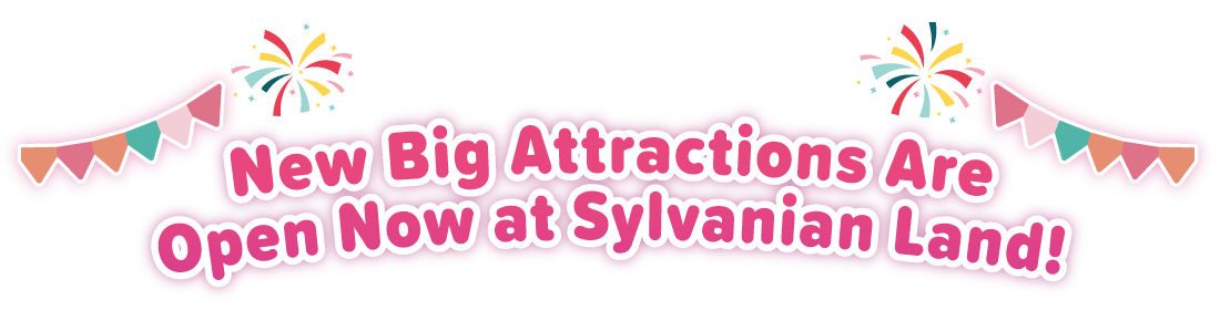 New Big Attractions Are Open Now at Sylvanian Land!