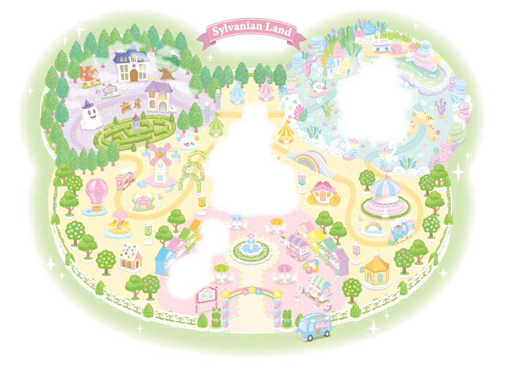 Mapa da Sylvanian Land