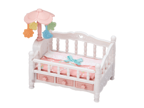 Crib with Mobile