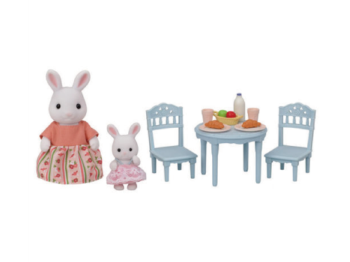 Snow Rabbit Mother & Baby Breakfast Table