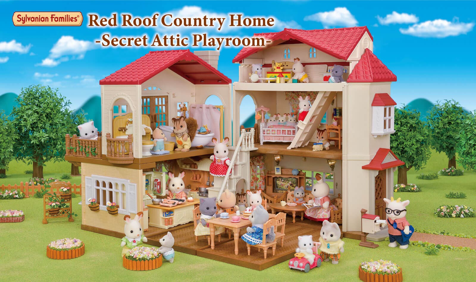Red Roof Country Home -Secret Attic Playroom-
