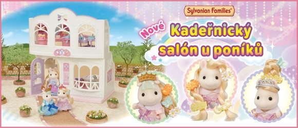 Sylvanian Families Kadeřnický salón u poníků