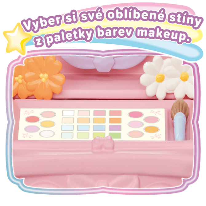 Vyber si své oblíbené stíny z paletky barev makeup