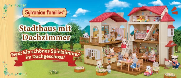 Sylvanian Families Stadthaus mit Dachzimmer