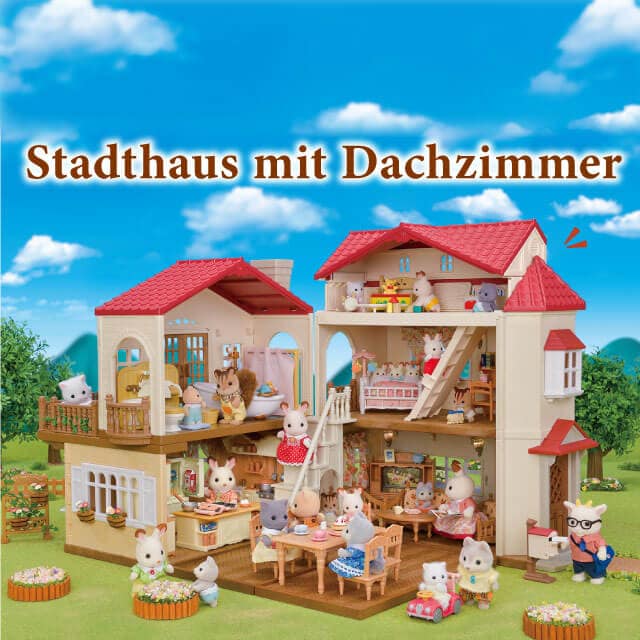 Sylvanian Families Stadthaus mit Dachzimmer