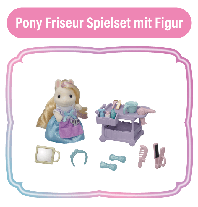 Pony Friseur Spielset mit Figur