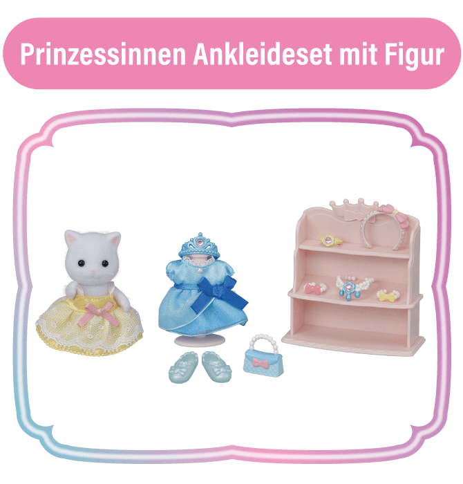 Prinzessinnen Ankleideset mit Figur