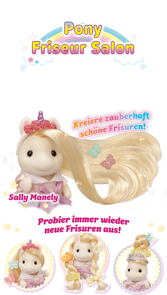 Probier immer wieder neue Frisuren aus!