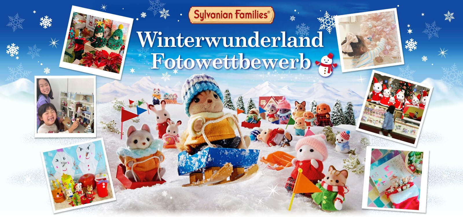 Sylvanian Families Winterwunderland Fotowettbewerb