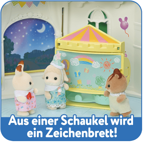 Aus einer Schaukel wird ein Zeichenbrett!