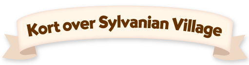Kort over Sylvanian Village