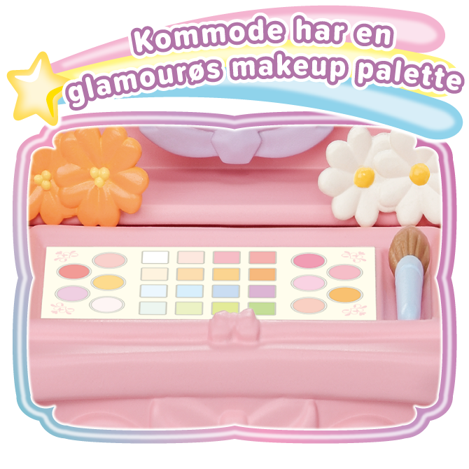 Hvordan spiller du?８ Kommode har en glamourøs makeup palette