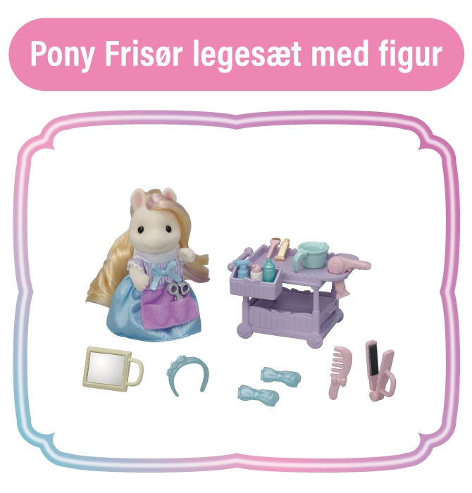 Pony Frisør legesæt med figur