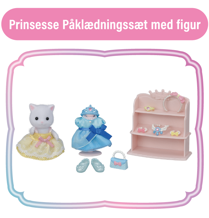 Prinsesse Påklædningssæt med figur