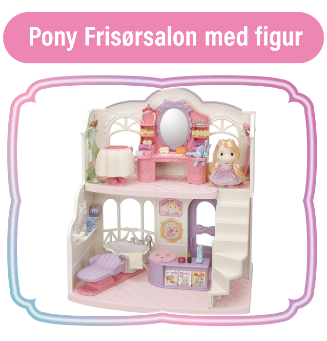 Pony Frisørsalon med figur