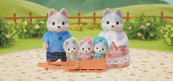 Sylvanian Families - 5618 - La famille vache bretonne