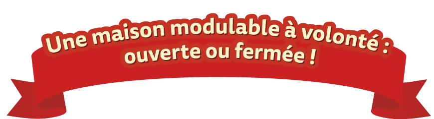 Une maison modulable à volonté : ouverte ou fermée !