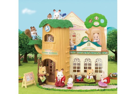 Sylvanian Families Nursery Double Decker Bus - Toys At Foys