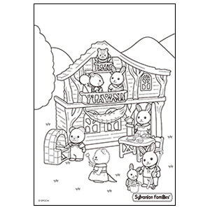 Sylvanian Families Colouring