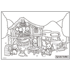 Sylvanian Families Colouring