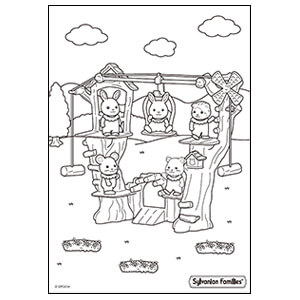 Sylvanian Families Colouring