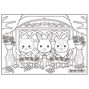 Sylvanian Families Para Colorir