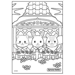 Sylvanian Families Colouring