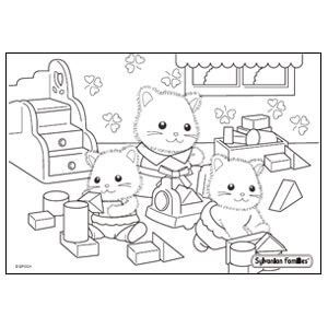 Sylvanian Families Colouring