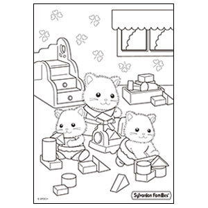Sylvanian Families Colouring