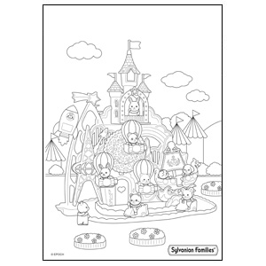 Sylvanian Families Colouring