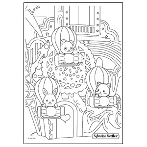 Sylvanian Families Colouring