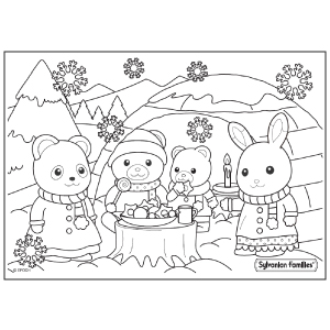 Sylvanian Families Ausmalbilder